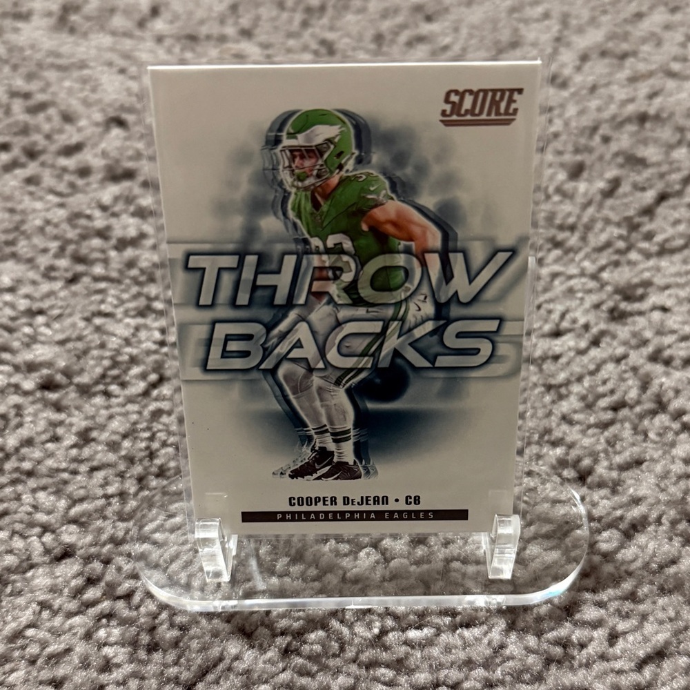 Panini Score 2025 - Cooper DeJean Throwbacks Football Card 🔥
